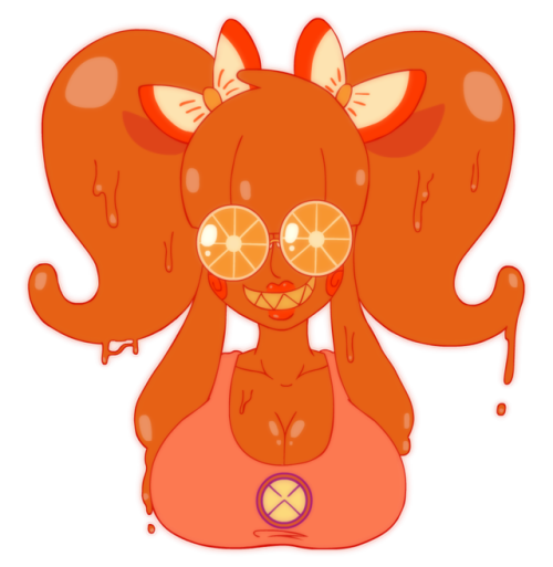 dommydraws:  And on this day, an orange was born from @skitterleaf-art ‘s wombalso with transparent for funsies I guess????