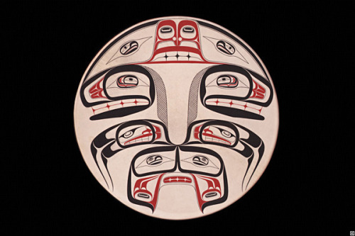 Robert Davidon (series of drums from 1990 - present)A Northwest Cost Native of Haida and Tlingit des