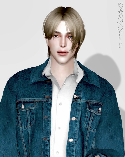 snoopy487: [SNOOPY] Horcrux hair∨ 21 swatches∨ new mesh∨ Hat CompatibleDownload 헤어미쵸써 넘이뻐ㅜㅜ
