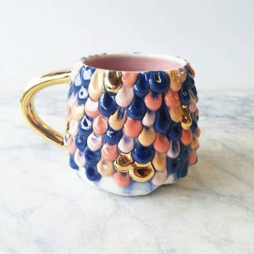 sosuperawesome: Mugs by Katie Marks on Etsy and Instagram  Follow So Super Awesome on Instagram  