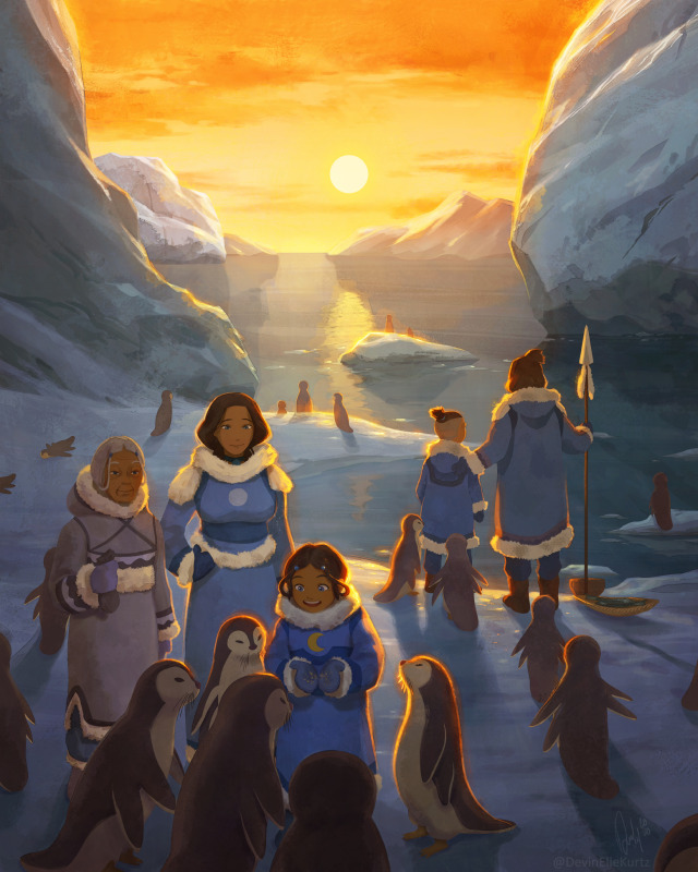 Katara’s Childhood // Katara’s story is really powerful. I wanted to show both the devastating loss she experienced as well as...