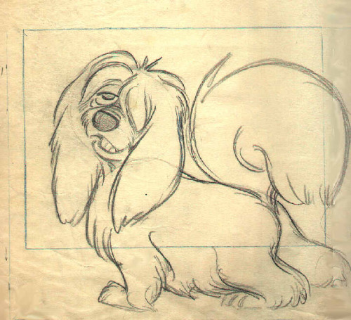 disneymoviesandfacts: Lady and the Tramp concept art