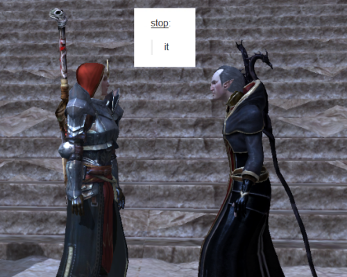 bubonickitten:Dragon Age II + text posts – Meredith & OrsinoKirkwall’s very own prominent scream
