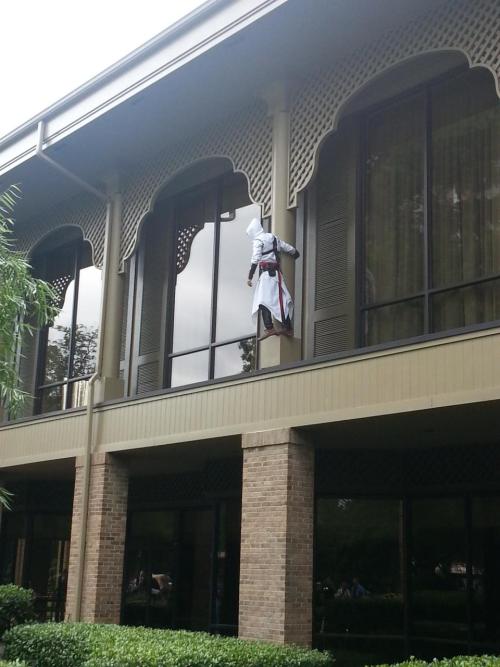 yellow-mouse:My friend caught this guy climbing the building at A-Kon.