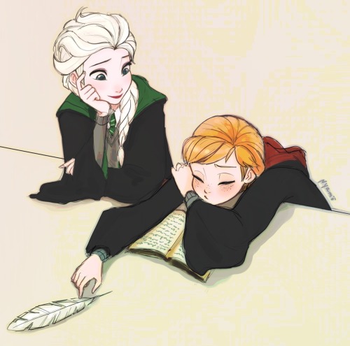 nyamo-nyamo:Hogwarts sisters