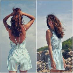 world-of-asian-style:    Strappy Open Back Romper (12.99$ Free Shipping)  Get 15% off your first order!   