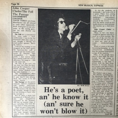 b5ksrockhaus:NME May 27th 1978