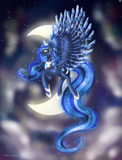 Equestrian-Pony-Blog:  Princess Luna: The Masked Alicorn By Wilvarin-Liadon