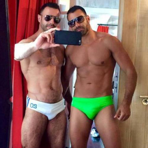 Sunday selfie double #speedos #speedo #guysinspeedos #instagay #gay #gaylikes #gayfollow #gayfollowe