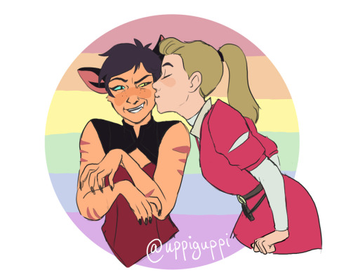 I binged through all of She-Ra recently and I immediately fell in love with how unapologetically gay