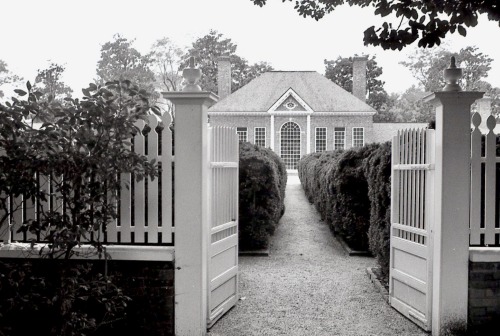 Orangerie and Garden, Mount Vernon Estate, Fairfax County, 1974.Looks little different from the curr