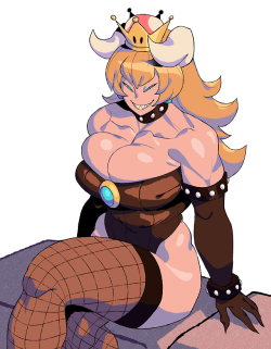 mangecu:unfollow me if you think bowsette