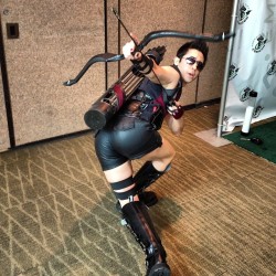 jaycanuck:  Looks like the HawkeyeInitiative (the campaign to draw male superheros as overly-sexualized as the female ones) has entered cosplay territory!