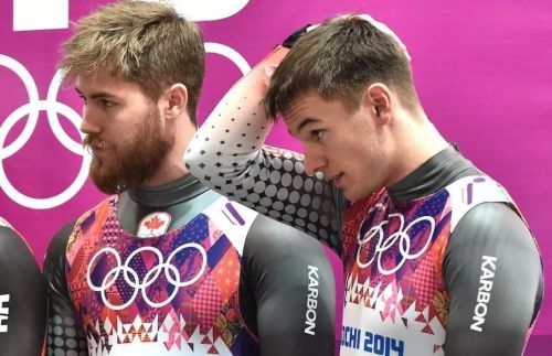 There are so many sexy guys at the Winter Olympics.  The guy on the left is my new imaginary hu
