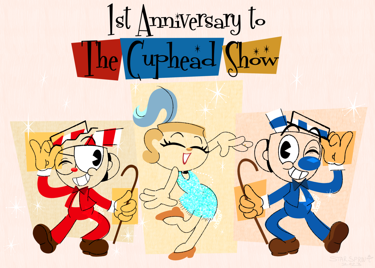 Nyaner on X: RT @tereuwuxd: happy first anniversary of cuphead show!! 💖🥹  #RENEWTHECUPHEADSHOW !!!  / X