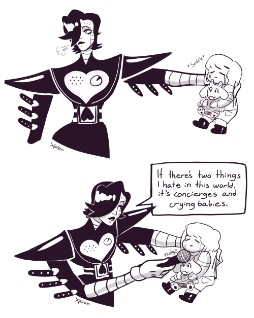 xaienarts: a bunch of mettaton doodles that I decided to clean up! last one is a reference to Bayone