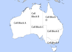 mapsontheweb:  A map of Australia made for