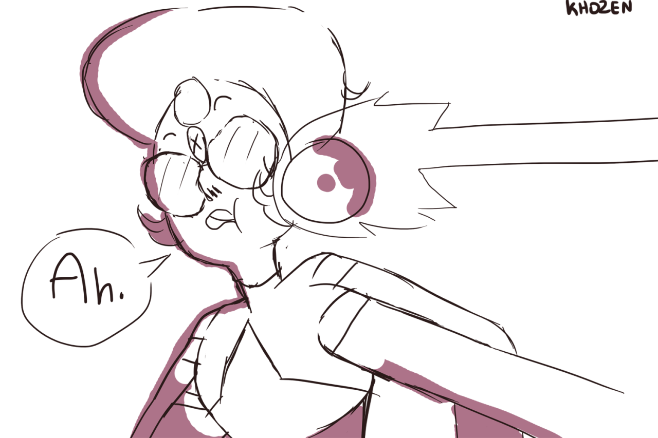 khozen:  my take on a possible pearlnet fusion gem, coral! I like to think she’d