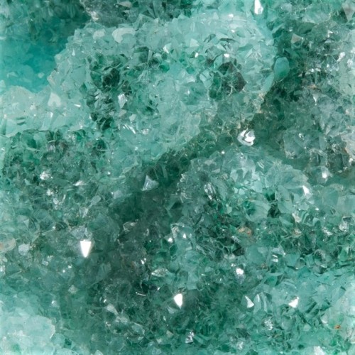 Quartz over Chrysocolla and Malachite - Lily Mine, Pisco Umay, Ica Dept., Peru