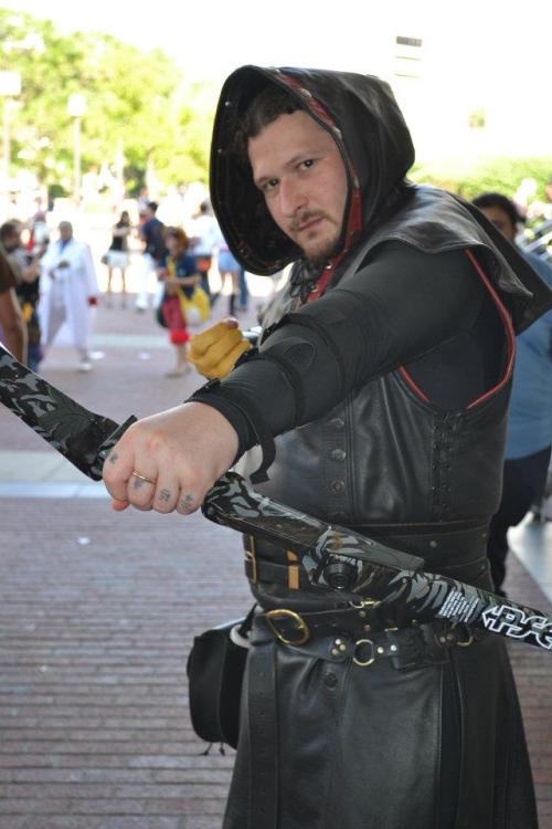 senilesnake:  cantownstlouis:  elendraug:  This is ALEX, who goes by NOWHERE MAN on Facebook. He is THIRTY YEARS OLD and attends SCA events, attends anime conventions, and hangs out in the Delmar Loop. He is POTENTIALLY ARMED and owns an assortment of