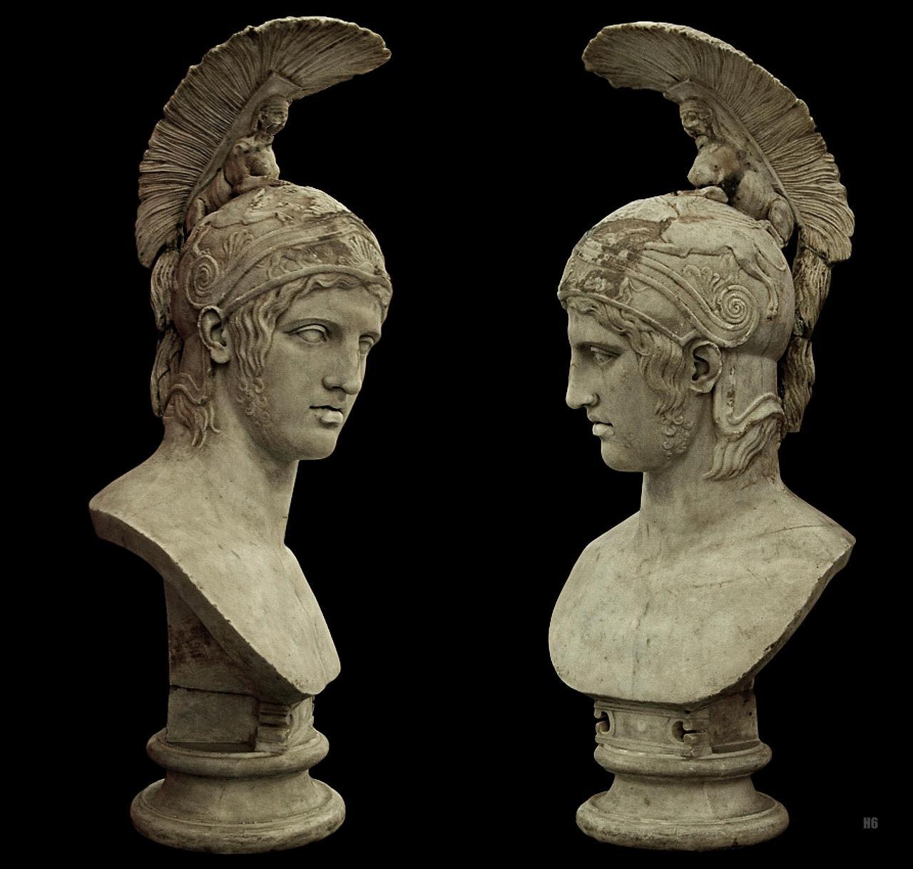 hadrian6: Ares.  marble. After the Greek original by Alkamenes ca. 420s BCE.  Hermitage