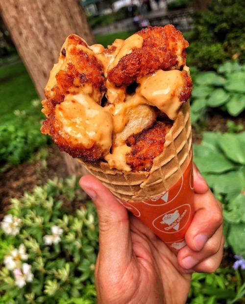 Chick’nCone  NYC  Credits Find the best foodie spots! #foodieapproved