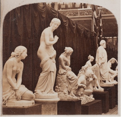 hismarmorealcalm:Anonyme  Série de sculptures présentée lors d'une exposition  Vers 1862 épreuve