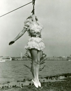 vintageshopgirl-blog:Ginger Vess, aerialist.