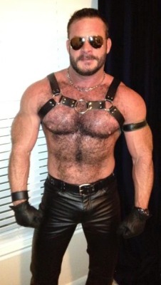 supervillainl:  Leather hairy beast! 