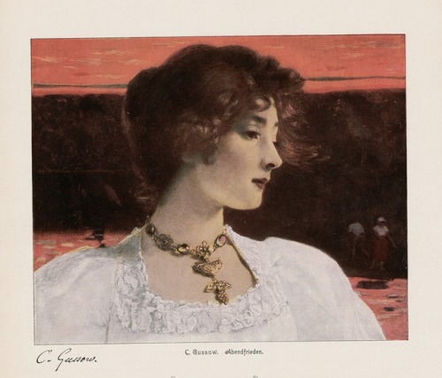 olosta:Carl Gussow, Abedfrieden, 1900 (Illustration from Moderne Kunst)