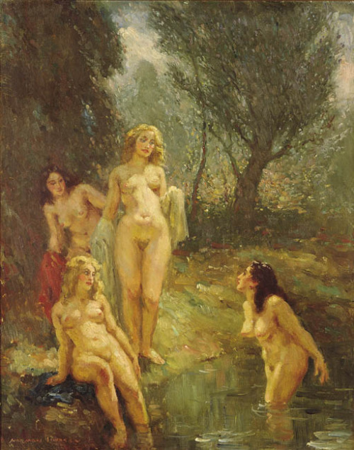 greedylittlepig: &ldquo;water nymph&rdquo; norman lindsay