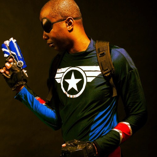 #28daysofblackcosplay #nickfury #agentsofshield #philliptheshycosplayguy