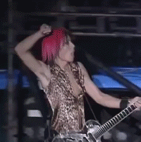 softdrinq:sugizo through the years, playing w/ luna sea