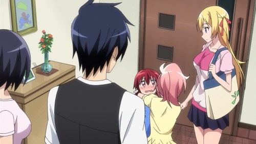 krazy-elixir: theloligod:  junmyk:  四女に拉致られる三女  Joukamachi no Dandelion - 03  Natural reaction   Yep totally normal reaction to loli Akane 