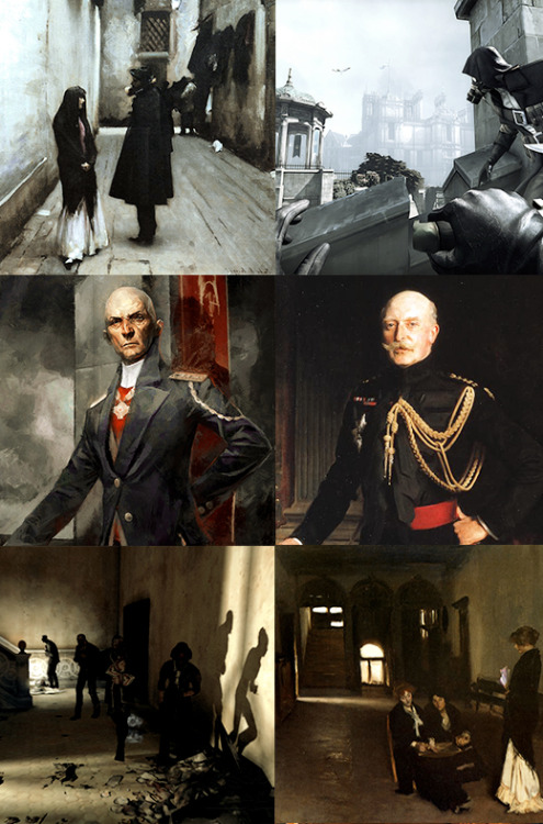 ladysaint:  Series.  Video Games +  Art History ↳ Dishonored &amp; John Singer Sargent