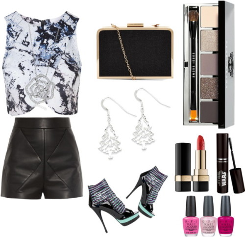 Untitled #2 by exotictrending featuring polish jewelryTopshop marble shirt, 128 195 LBP / Balenciaga