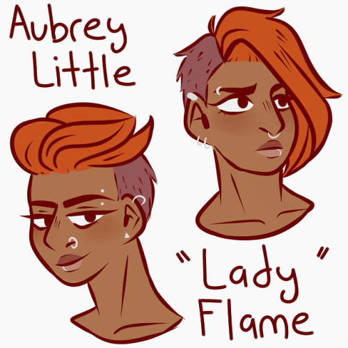 chaoticlesbianenergy: dandomroodles: Some doodles of Aubrey because I love her. Still trying to figu