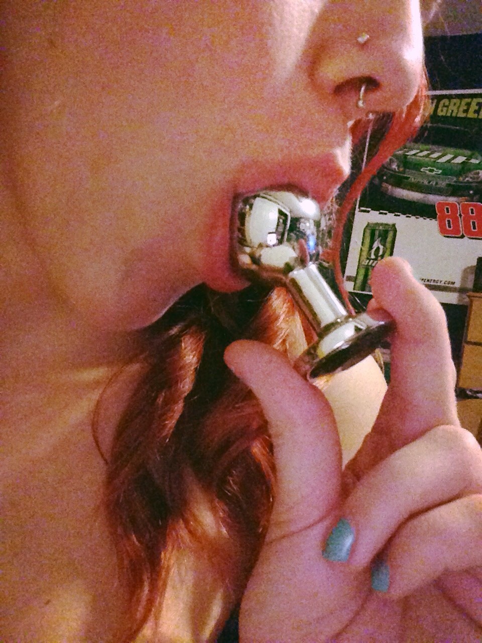 hopeless37:  Getting it wet for my ass 💜💎👑 