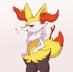 liteee: it’s that time to draw braixen again &lt;3