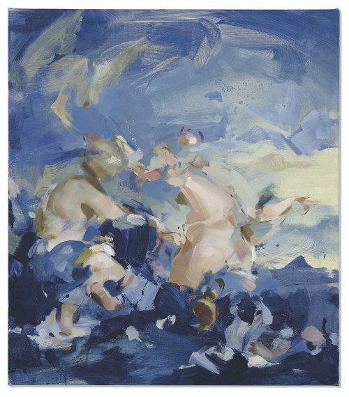 thunderstruck9:Flora Yukhnovich (British, b. 1990), Untitled, 2021. Oil on canvas, 85.5 x 75 cm.