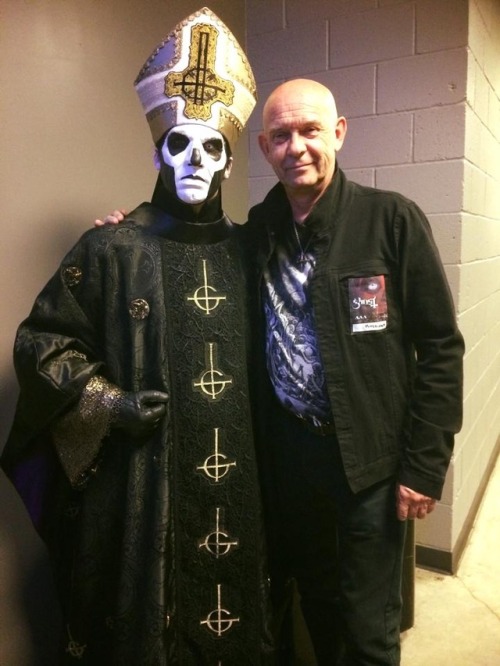 my-midlife-crisis: Hellraiser’s Doug Bradley and Ghost  Oh shit nice