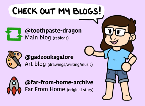 gadzooksgalore:I made a little visual to help differentiate between my blogs! Feel free to check the