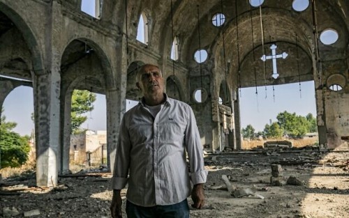 Sarkoun Selio, a 50-year-old Assyrian Christian Syrian and one of the few Assyrians still living the