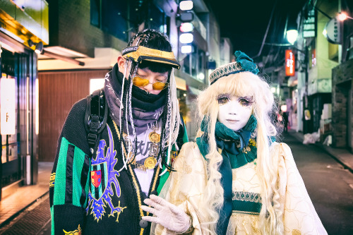 Shoshipoyo and Minori on the street in Harajuku after tonight&rsquo;s Funktique Tokyo 3rd annive