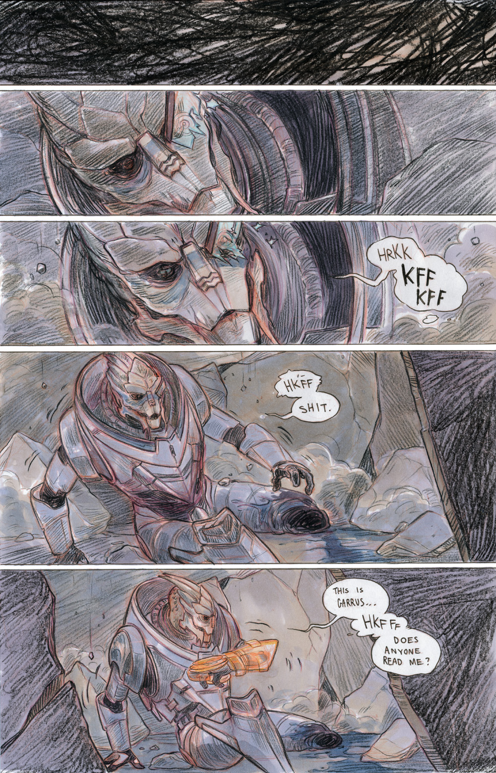 hchomgoblin:  I found the rest of that Mass Effect comic while rifling around in