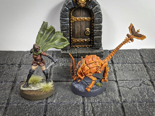 Rogue vs Rust MonsterTook a tiny break from my Nurgle army to paint a couple of Dungeons and Dragons