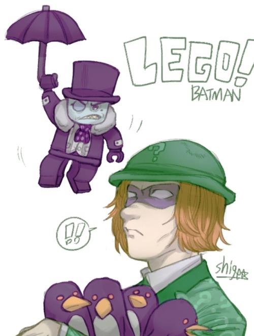 shige13:LEGO Riddler &amp; LEGO Penguin