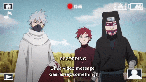 prism17:  Kazekage video message to NaruHina