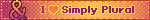 i <3 simply plural