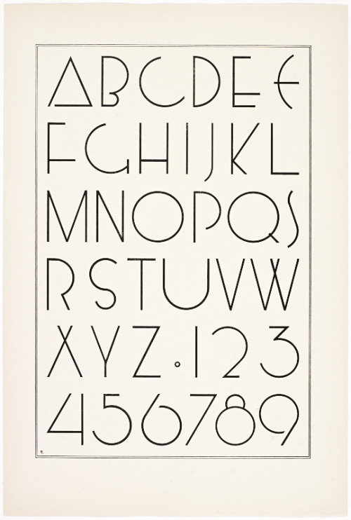 Irene K. Ames, A portfolio of Alphabet Designs for artists, architects, designers &amp; craftsmen, 1